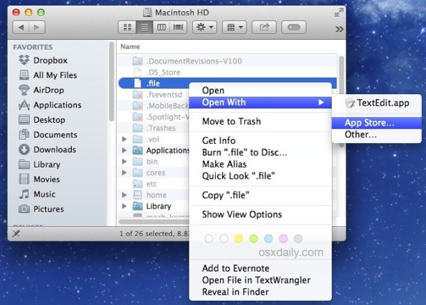 change default application for opening files mac